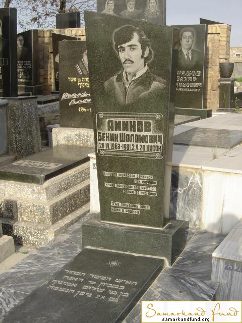 Аминов Беник Шоломович   29.04.1963 - 02.05.1981 зах.22.403 № 23.JPG